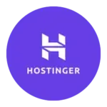 Logo Hostinger pour hébergement web WordPress Akila Digital